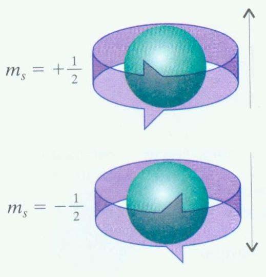 Niewielkie odchylenia linii spektralnych na widmie atomowym wodoru doprowadziły do odkrycia spinu elektronu. Najbliższą klasyczną analogią dla spinu jest rotacja wokół osi elektronu.