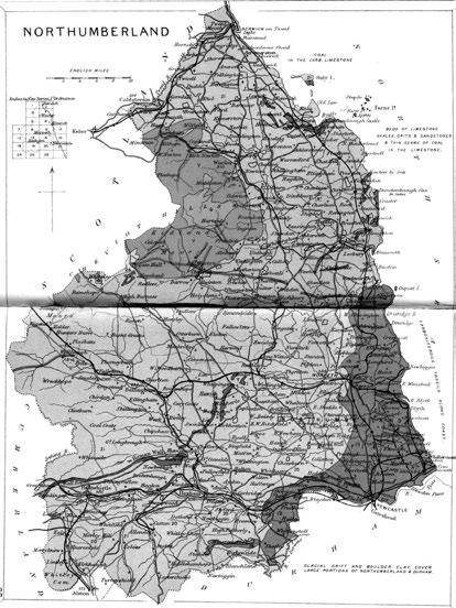 Mapa geologiczna okręgu przemysłowego