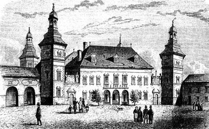 Pałac biskupi w Kielcach siedziba Akademii Górniczej (