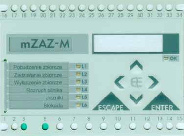 2.6. Obsługa Obsługa zabezpieczenia silników elektrycznych powinna być zgodna z opisem według p. 4. UWAGI: 1. Zegar czasu rzeczywistego jest przewidziany do synchronizacji przez sieć komunikacyjną. 2.