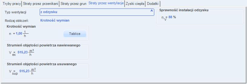 Opis obliczeń sezonowego zapotrzebowania na ciepło na cele ogrzewania i wentylacji Rys 157.