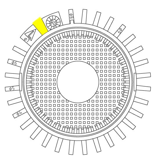 6.2 Zabudowa środka zraszacza Założyć o-ring na kołnierzu środka zraszacza i dla łatwiejszego montażu delikatnie przesmarować. Umieścić środek zraszacza w obudowie.