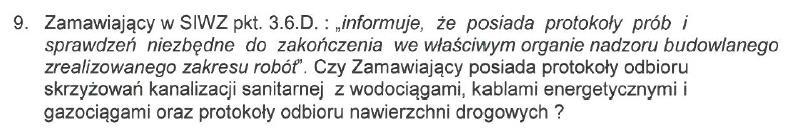 Zamawiający informuje, że zmiany, o których mowa w Oświadczeniu z dnia 26 czerwca 2017 r. nie będą miały wpływu na uzyskanie pozwolenia na użytkowanie.