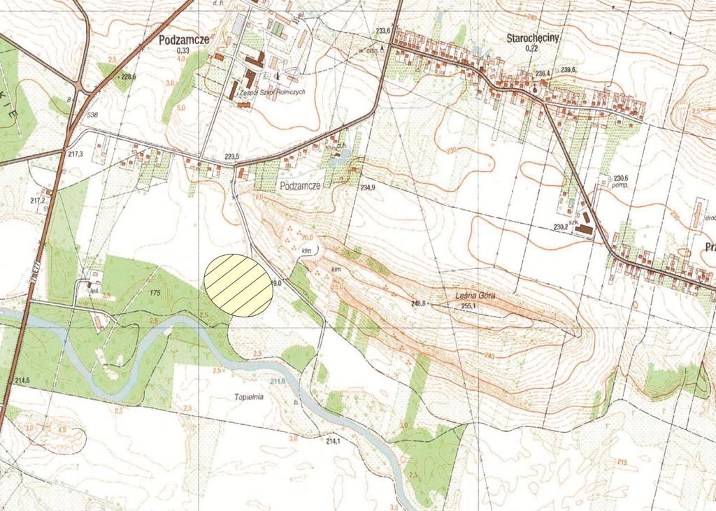 13 MAPA W SKALI 1:10.000 UKŁAD WSPÓŁRZĘDNYCH KARTOGRAF.