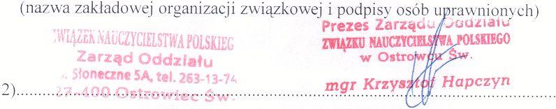 n,4 R NVS{' PRZE Cy MIÊuZYZ'](i 'JJU,~1 I)' i:;i\'i]j_acja ZWI ZKOWA Miêdzyzakfad l¹7j;owej Pracownik