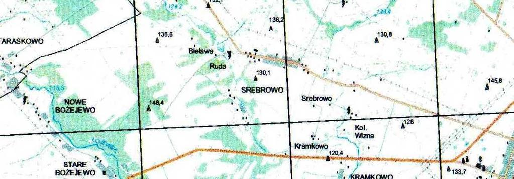 Mieszkańcy Srebrowa stanowią niecałe 5% ogółu ludności gminy (4299 osób). Srebrowo jest jedną z 24 na terenie gminy, jest siedzibą sołectwa. Jest ą typowo rolniczą tak jak pozostałe wsie gminy.