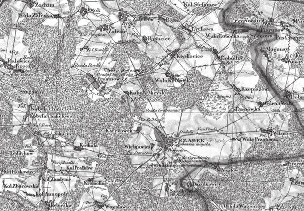 94 Tomasz Figlus Ryc. 2. Topograficzeskaja Karta Carstwa Polskago, 1839 [1843], 1:126 000, Kol. II Sek.