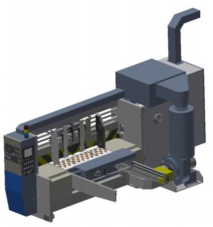 PODAJNIK LEAD EDGE FEEDER: Zamontowany automatyczny podajnik LEF z trzema rzędami rolek i zmiennym napędem częstotliwości kontrolujący wentylator podciśnienia.