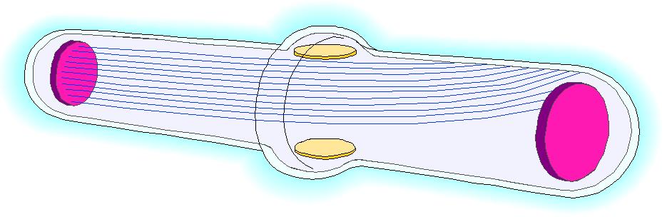 Atomy - dowody eksperymentalne Doświadczenie Thomsona (1898-1903) 1903) Applied electric field pole elektr.