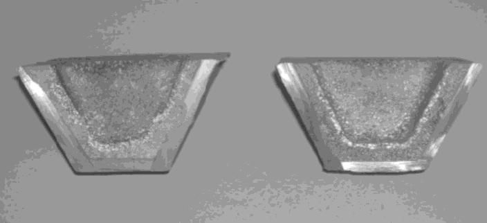 ARCHIWUM ODLEWNICTWA Wykonano odlewy wlewnic z żeliwa w gatunku EN-GJL 200 z powierzchniową kompozytową warstwą ceramiczną wytworzoną w procesie odlewania.