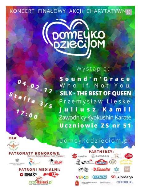 Wolontariat szkolny Domeyko Dzieciom Akcję zakooczył Koncert Finałowy w hali