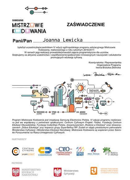 Nauka programowania cieszy się wśród naszych uczniów ogromnym zainteresowaniem. Dzieci z dużym zaangażowaniem uczestniczyli w zajęciach. Podejmowali samodzielną prace w domu.