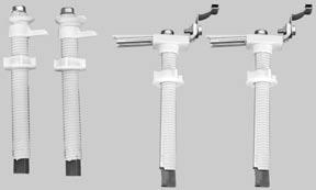 Grzejniki uniwersalne Osprzęt grzejników Produkt ysokość konstrukcyjna grzejnika () Zestaw kołków mocujących 150 alternatywa