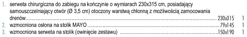 Dotyczy Pakietu Nr XII 14. Czy Zamawiający dopuści, aby w poz.