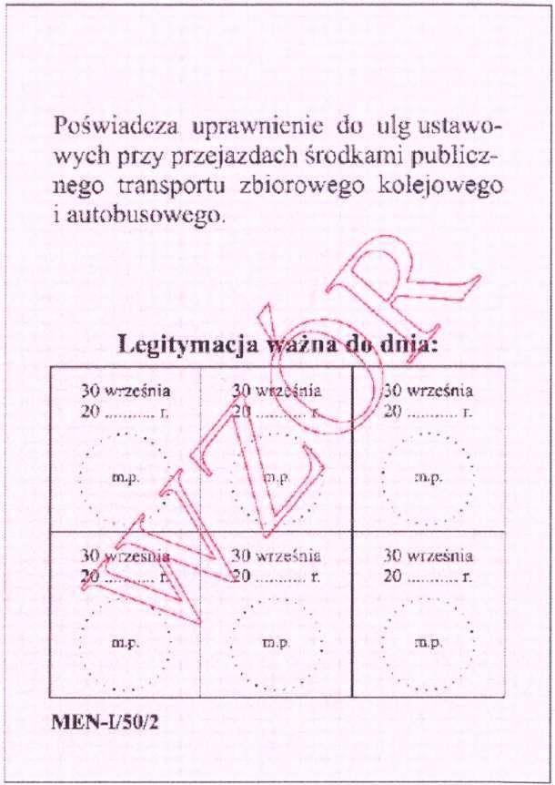 wpisany jest odręcznie numer PESEL ucznia, a w przypadku osoby, która nie posiada numeru PESEL serię i numer paszportu lub innego dokumentu potwierdzającego tożsamość.