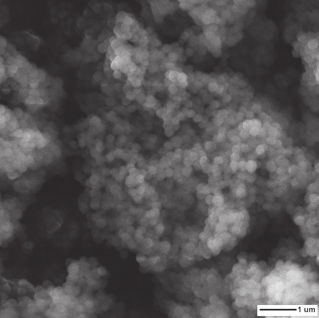 Wytrzymałość na ściskanie zapraw z dodatkiem nanokrzemionki po 28 dniach twardnienia Fig. 5. Compressive strength of mortars with SiO 2 nanoparticles after 28 days of curing 3.