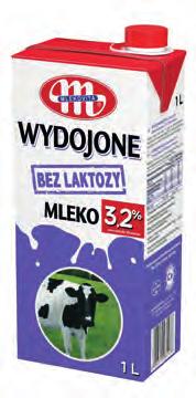 Mleko UHU Łaciate 1 l 3,2% 23% Mleko