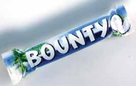 ARTYKUŁY SPOŻYWCZE Baton 234149 Snickers 51 g 23% 234148 Bounty 57 g 23% Baton Wawel 215121