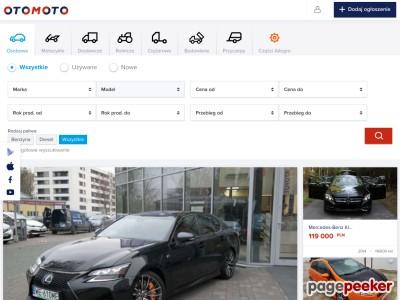 Website review otomoto.pl Generated on October 08 2017 06:35 AM The score is 49/100 SEO Content Title OTOMOTO - nowe i używane samochody i motocykle. Ogłoszenia motoryzacyjne - Internetowa autogiełda.