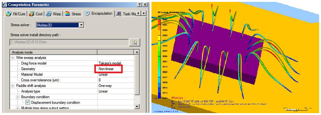 W module Compression Molding (CM) dodano możliwość importu danych o rozmieszczeniu włókien po drapowaniu materiału wkładki z programu LS-DYNA.