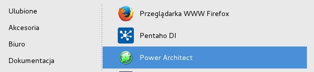 danych. Wykorzystamy do tego darmowe narzędzia Power Architect.