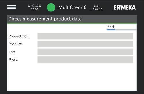 MultiCheck 6 Wykonywanie pomiarów Measurement. 71 6.