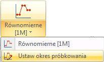 3. Okno Trendów Grupa Połączenie z archiwum: Asix - zmienne i alarmy - otwiera bazę definicji zmiennych i alarmów; OPC HDA - zmienne - otwiera okno z parametrami dołączenia do serwera OPC HDA;