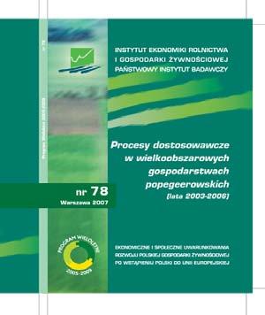and rural areas Raporty Programu Wieloletniego Raporty Programu Wieloletniego 2011-2014 Konkurencyjność polskiej gospodarki żywnościowej w warunkach globalizacji i integracji europejskiej Program