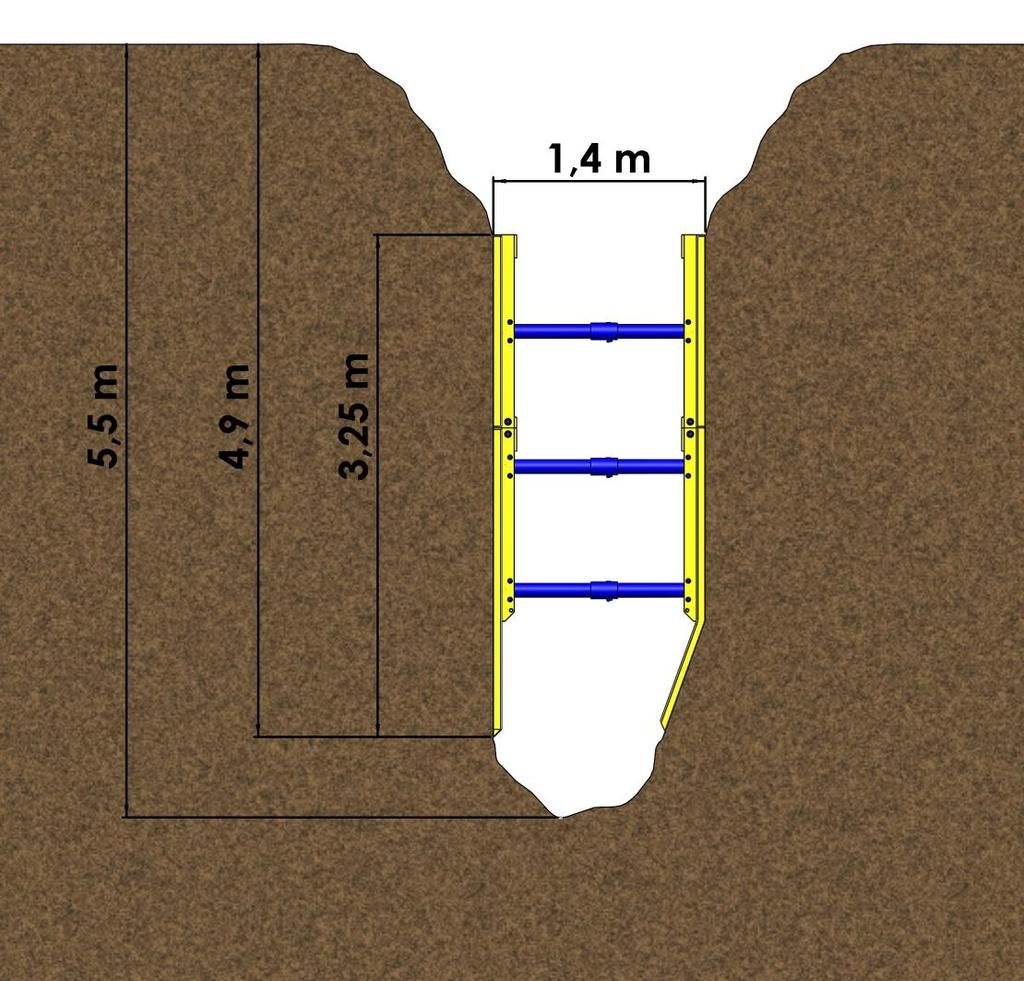 elementów konstrukcyjnych obudowy wykopów pod naporem gruntu. Dlatego w odniesieniu do awarii na ul.