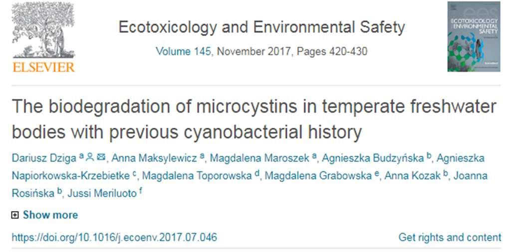 GRAM - BIODEGRADACJA MIKROCYSTYN/NODULARYN Schmidt i