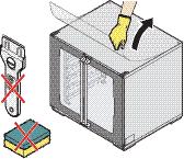 LineMiss Usuwanie folii ochronnej Należy ostrożnie oddzielić folię ochronną od elementów urządzenia: wyczyścić wszelkie pozostałości kleju za pomocą odpowiednich rozpuszczalników.