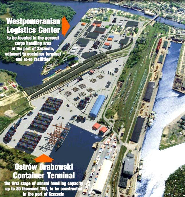 INVESTITIONEN IN HAFENINFRASTRUKTUR WEST- POMMERSCHES LOGISTIK- ZETRUM Port Szczecin Investion eingereicht zur Finanzierung durch