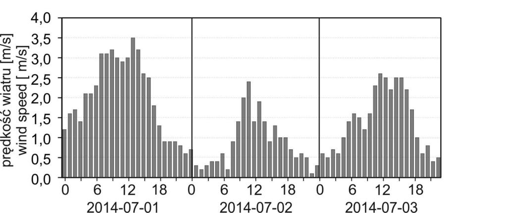 00 oraz 21.00 00.00 wystąpił opad atmosferyczny, któremu towarzyszyła burza.