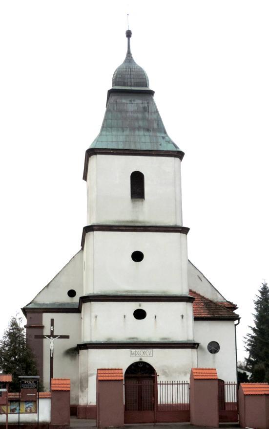 Zdjęcie nr 6. Kościół parafialny św. Jana Chrzciciela, Kuźnica Czeszycka Datowanie: lata 1789-1790 Pierwszy kościół parafialny drewniany w Kuźnicy Czeszyckiej wzniesiono w 1700 r.