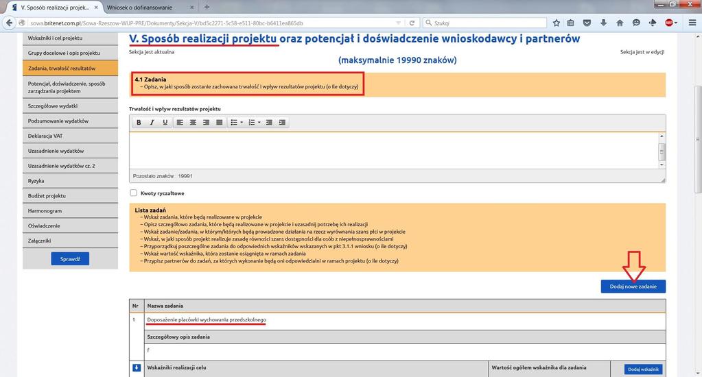 Trafność doboru instrumentów realizacji