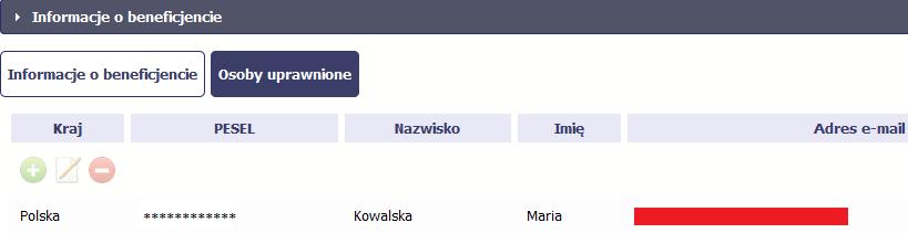 dane osób wyznaczonych przez każdego partnera do wykonywania czynności związanych z realizacją projektu.