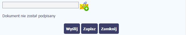 Po wyborze funkcji Przeglądaj wskaż plik do importu. W trakcie importu załącznika system prezentuje dodatkową informacje o procesie dodawania plików w formie paska postępu zawierającego informacje m.