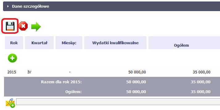 W każdym momencie pracy nad harmonogramem, możesz go zapisać, tak aby nie tracić tego, co już