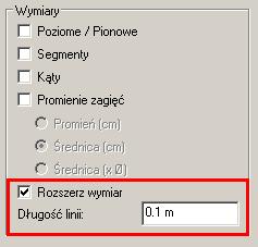 Opisy 21: Nowy sposób opisu zagięć na szkicu pręta Użytkownik może wybrać jeden z trzech nowych stylów prezentacji zagięć na