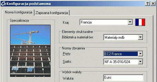 Lokalizacja Lokalizacja 1: Implementacja norm Eurokod Norma Eurokod została zaimplementowana do wersji