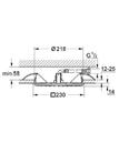 35 500 000 GROHE Rapido T uniwersalny podtynkowy element termostatyczny wanna / prysznic / termostat centralny zabudowa w ścianie 70mm - 95mm głowica termostatyczna z GROHE TurboStat 2 wyjścia górne