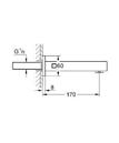 35 500 000 GROHE Rapido T uniwersalny podtynkowy element termostatyczny wanna / prysznic / termostat centralny zabudowa w ścianie 70mm - 95mm głowica termostatyczna z GROHE TurboStat 2 wyjścia górne