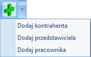 Osoba ankietowana zawiera imię i nazwisko domyślnego przedstawiciela kontrahenta (lub pracownika) dodanego do ankiety.