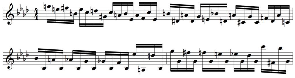 5. Określ zaznaczone interwały proste i złożone. Podpisz symbolami cyfrowymi. N. Paganini, 12 Kaprys op. 1(fragment) 6.