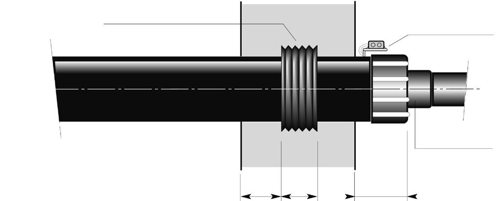 MANT system rur preizolowanych Wprowadzenie do budynku pierścień uszczelniający guma neopren 6.