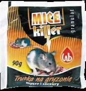 PREPARATY LAB MKPP LAB MICE protektor gran. 200g PKWiU 20.20.19.0 1 MKSS LAB MICE protektor gran.sasz100g PKWiU 20.20.19-0 1 MD LAB Myszołapka drewniana /10szt 1 L6 LAB Komar Repelent 120/90ml PKWiU 24.