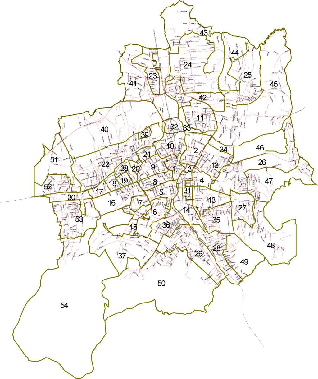 Podział miasta Bielsko-Biała na strefy 15 Id: