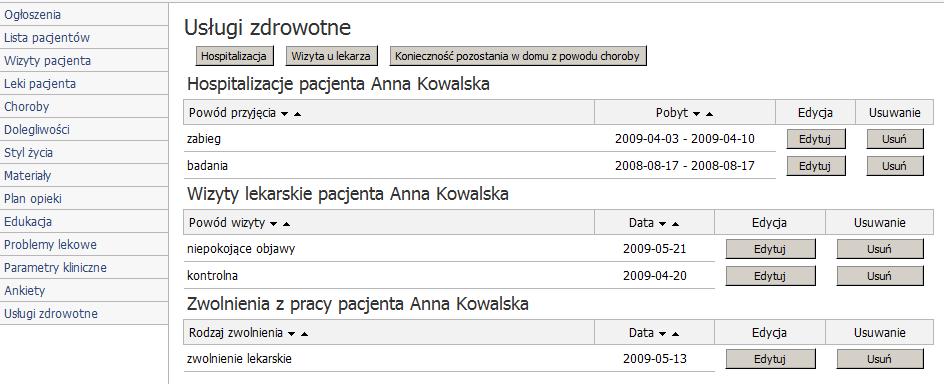 poprawy stanu zdrowia pacjenta. ZARZĄDZANIE OPIEKĄ FARMACEUTYCZNĄ W ankietach, dla których istnieją wytyczne obliczania wyników, przeliczanie takie zostało wdrożone do aplikacji. 14.