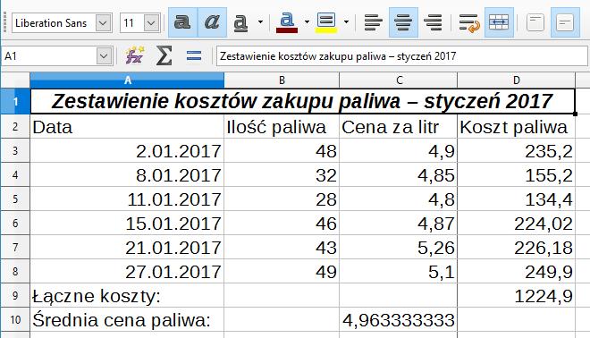 W polu Wielkość czcionki wybierz pkt 4. Na pasku Formatowanie kliknij ikonę Pogrubienie 5. Na pasku Formatowanie kliknij ikonę Kursywa 6.