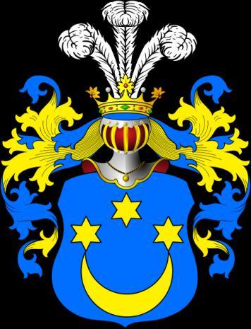 großen Anzahl pommerellischer Geschlechter gestattet dieses Wappen mit Hinzufügung des Mondes zu führen, resp. in ihre Wappen Halbmond und Sterne aufzunehmen.